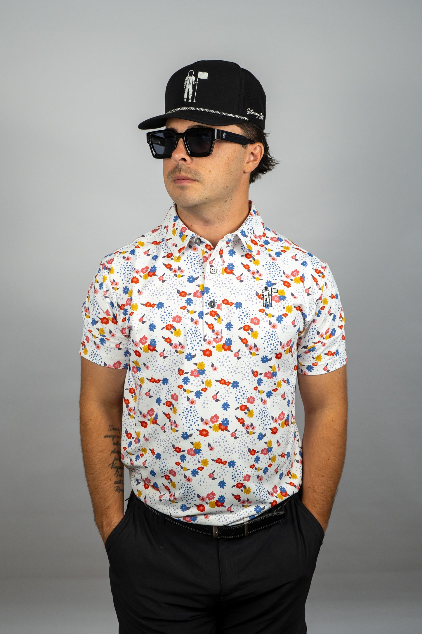Another Floral Polo